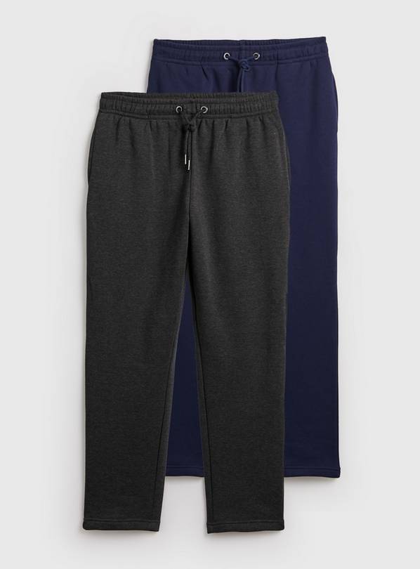 Navy & Charcoal Joggers 2 Pack S